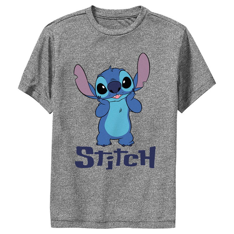 Boy's Lilo & Stitch Cute Portrait Stitch Performance Tee