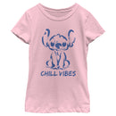 Girl's Lilo & Stitch Chill Vibes Stitch T-Shirt