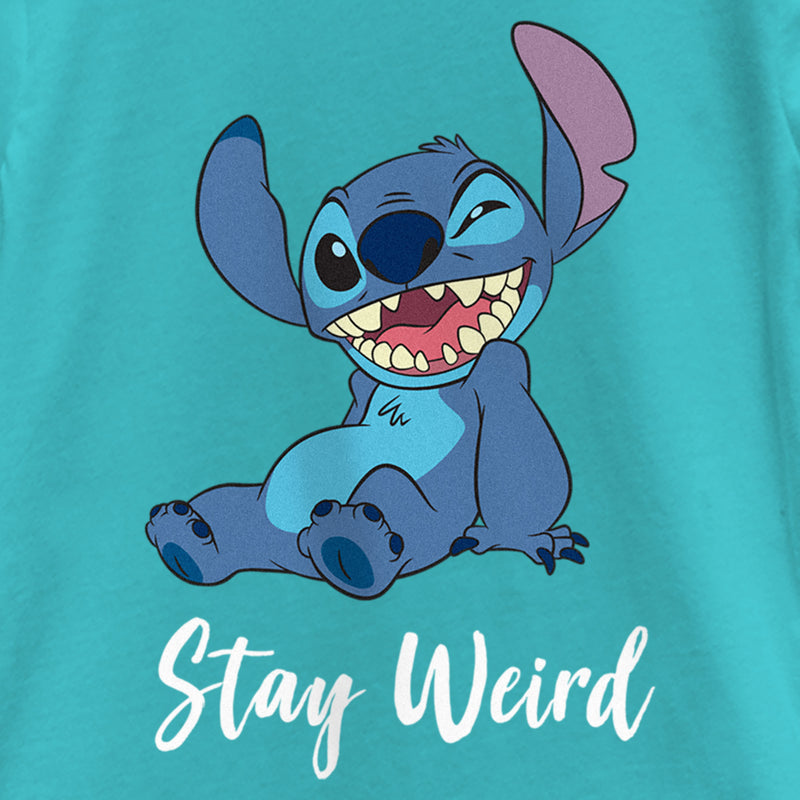 Girl's Lilo & Stitch Stay Weird Stitch T-Shirt