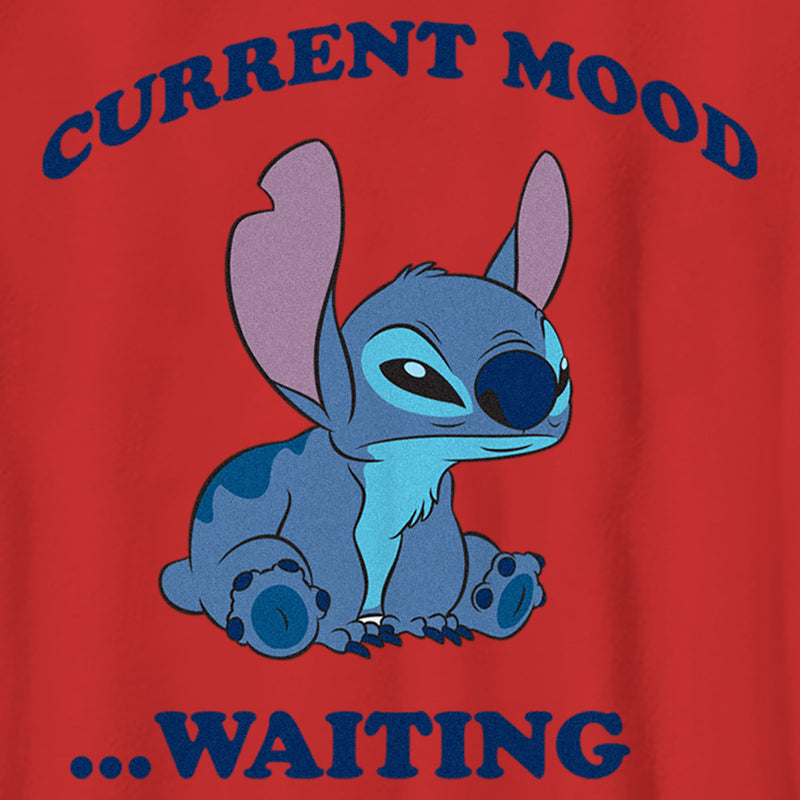 Boy's Lilo & Stitch Current Mood Waiting T-Shirt