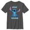 Boy's Lilo & Stitch Stay Weird Cute Stitch T-Shirt