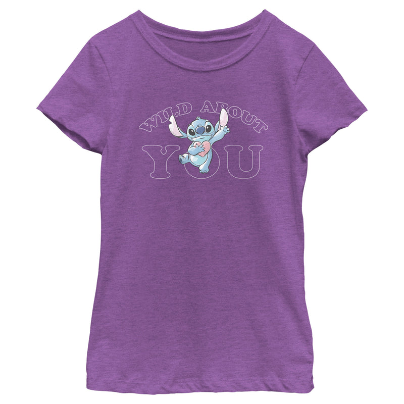 Girl's Lilo & Stitch Wild About You T-Shirt