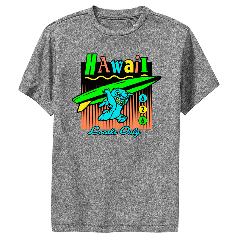 Boy's Lilo & Stitch Locals Only Hawaii Performance Tee