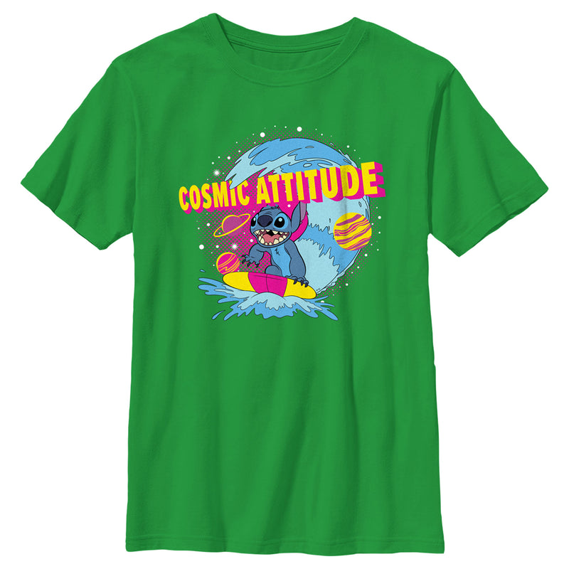 Boy's Lilo & Stitch Cosmic Attitude T-Shirt