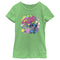 Girl's Lilo & Stitch Colorful Retro Stitch T-Shirt