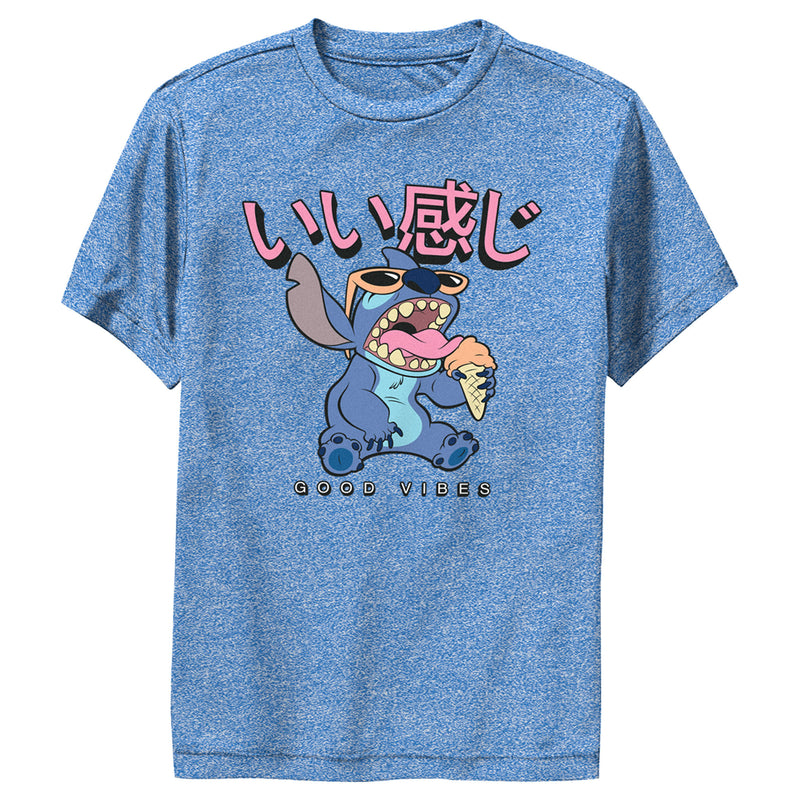 Boy's Lilo & Stitch Good Vibes Snack Eater Performance Tee