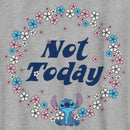 Boy's Lilo & Stitch Not Today Floral Circle T-Shirt