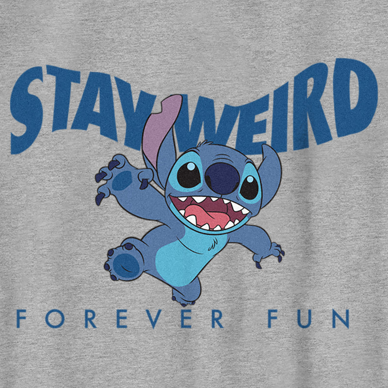 Boy's Lilo & Stitch Stay Weird Forever Fun T-Shirt