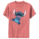 Boy's Lilo & Stitch Black Glasses Stitch Performance Tee