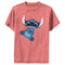 Boy's Lilo & Stitch Black Glasses Stitch Performance Tee