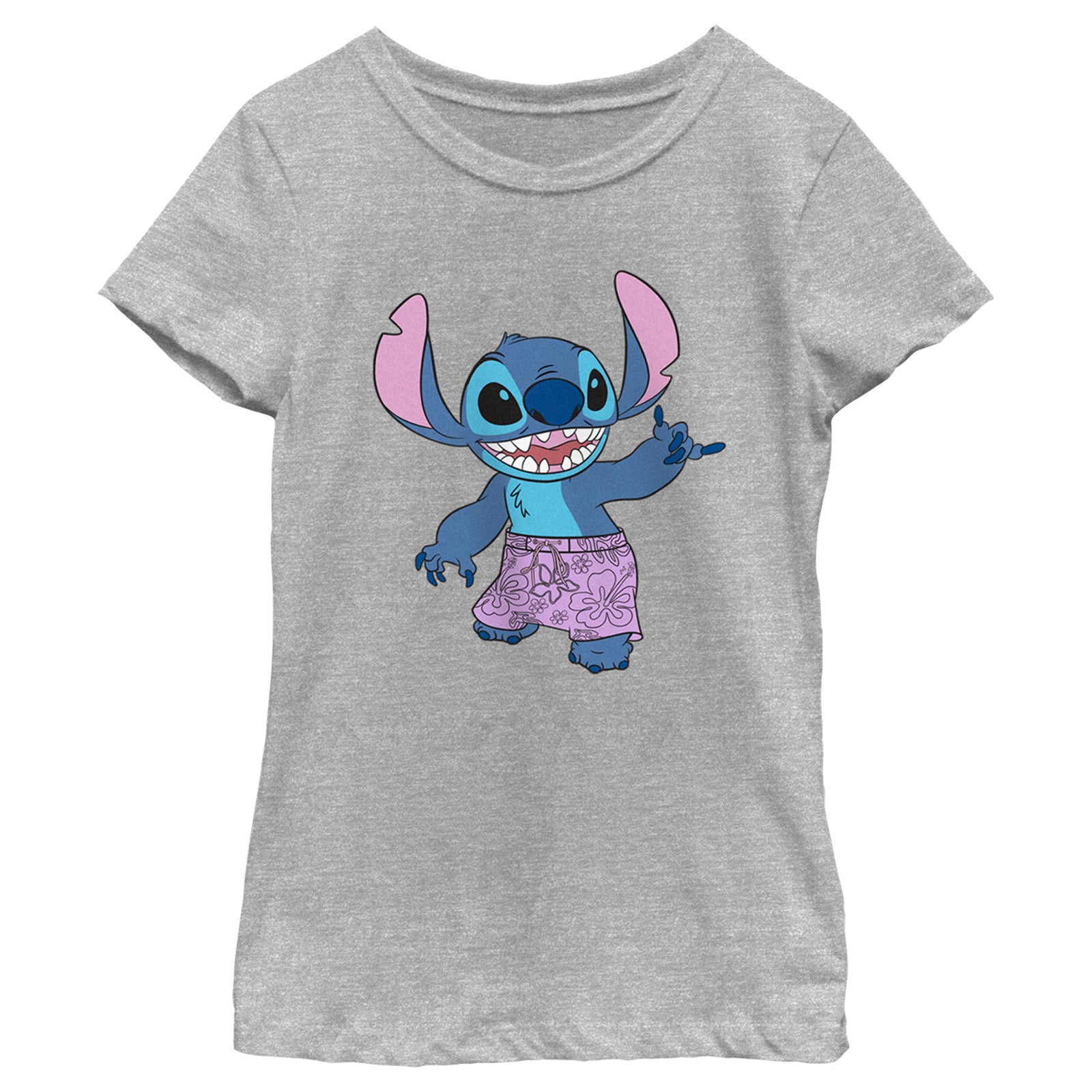 Girl's Lilo & Stitch Shaka Hand Gesture Stitch T-Shirt – Fifth Sun
