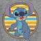 Boy's Lilo & Stitch Retro Striped Circle Stitch Performance Tee