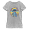 Girl's Lilo & Stitch Retro Striped Circle Stitch T-Shirt