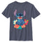Boy's Lilo & Stitch Tropical Happy Stitch T-Shirt