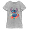 Girl's Lilo & Stitch Tropical Happy Stitch T-Shirt