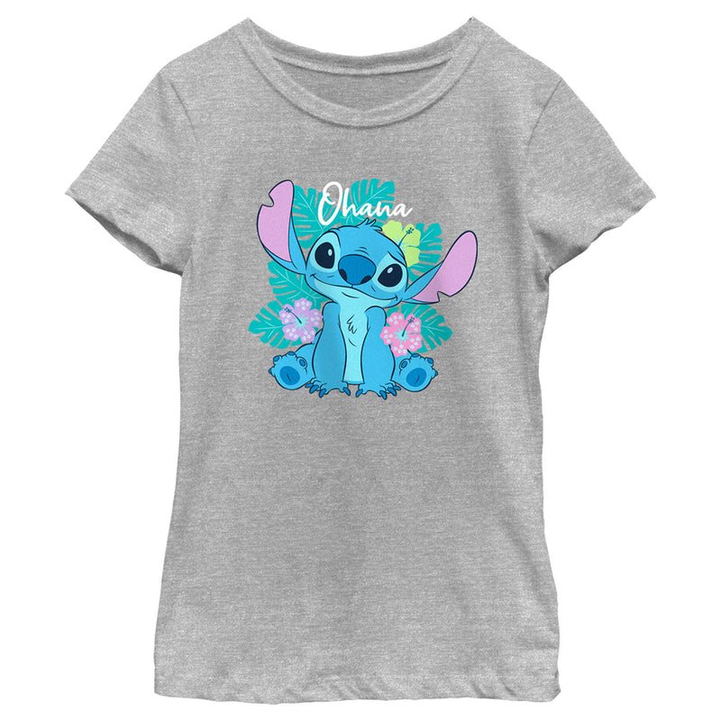 Girl's Lilo & Stitch Tropical Ohana Stitch T-Shirt