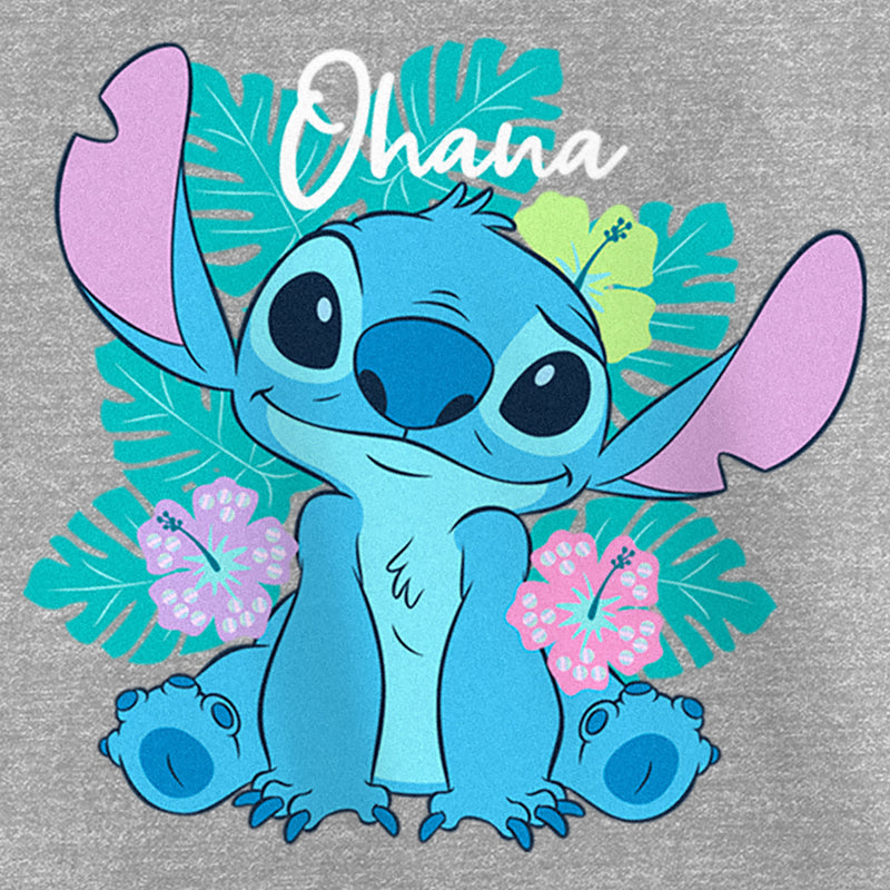 Girl's Lilo & Stitch Tropical Ohana Stitch T-Shirt