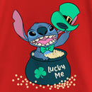 Girl's Lilo & Stitch Lucky Me Leprechaun Stitch T-Shirt