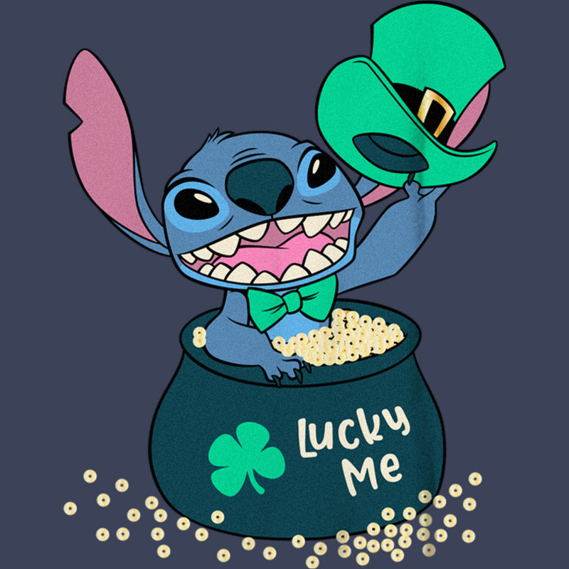 Boy's Lilo & Stitch Lucky Me Leprechaun Stitch T-Shirt