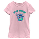 Girl's Lilo & Stitch Stay Weird Hula Dance T-Shirt