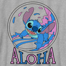 Boy's Lilo & Stitch Pink and Blue Aloha T-Shirt