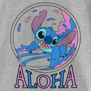 Girl's Lilo & Stitch Pink and Blue Aloha T-Shirt