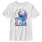 Boy's Lilo & Stitch Pink and Blue Aloha T-Shirt