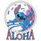 Boy's Lilo & Stitch Pink and Blue Aloha T-Shirt