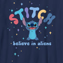 Boy's Lilo & Stitch Believe in Aliens Stitch T-Shirt