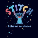Women's Lilo & Stitch Believe in Aliens Stitch T-Shirt