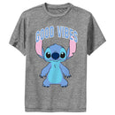 Boy's Lilo & Stitch Good Vibes Collegiate Stitch Performance Tee