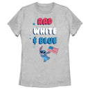 Women's Lilo & Stitch Rad White and Blue T-Shirt