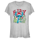 Junior's Lilo & Stitch Holiday Aloha Stitch T-Shirt