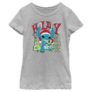 Girl's Lilo & Stitch Holiday Aloha Stitch T-Shirt