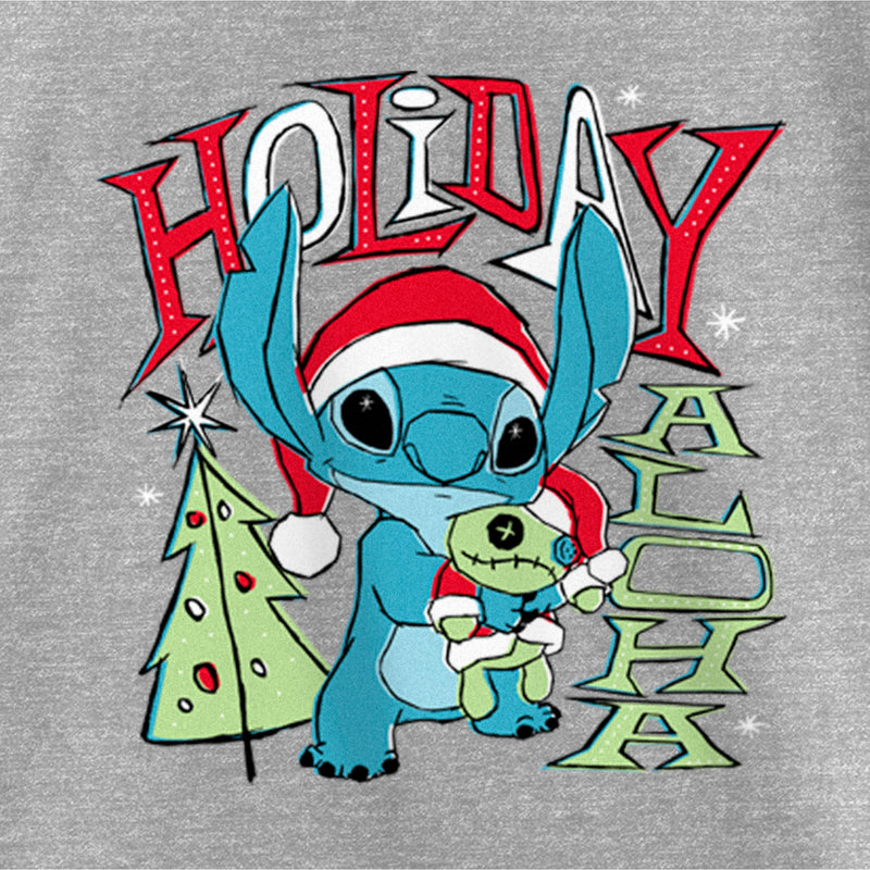 Girl's Lilo & Stitch Holiday Aloha Stitch T-Shirt