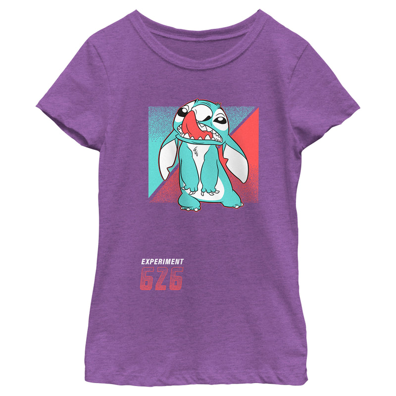 Girl's Lilo & Stitch Nose Picker Experiment 626 T-Shirt