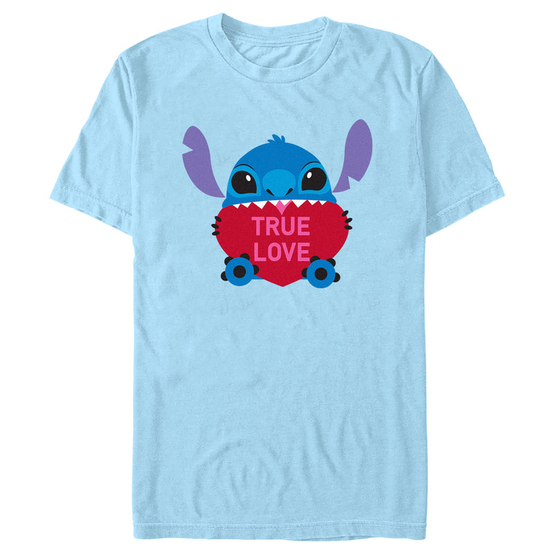 Men's Lilo & Stitch Valentine's Day True Love T-Shirt