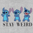 Women's Lilo & Stitch Triple Stay Weird T-Shirt