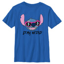 Boy's Lilo & Stitch Stay Weird Sunglasses Stitch T-Shirt