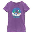 Girl's Lilo & Stitch Winter Wonderland Stitch T-Shirt