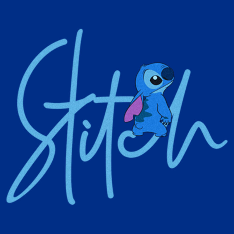 Junior's Lilo & Stitch Alien Signature T-Shirt