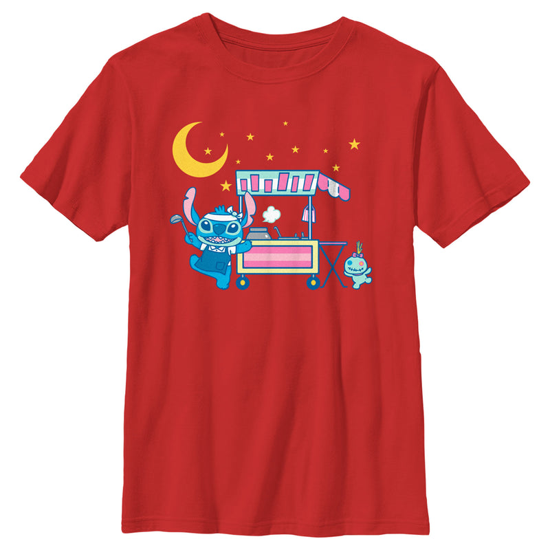 Boy's Lilo & Stitch Street Food Stitch T-Shirt