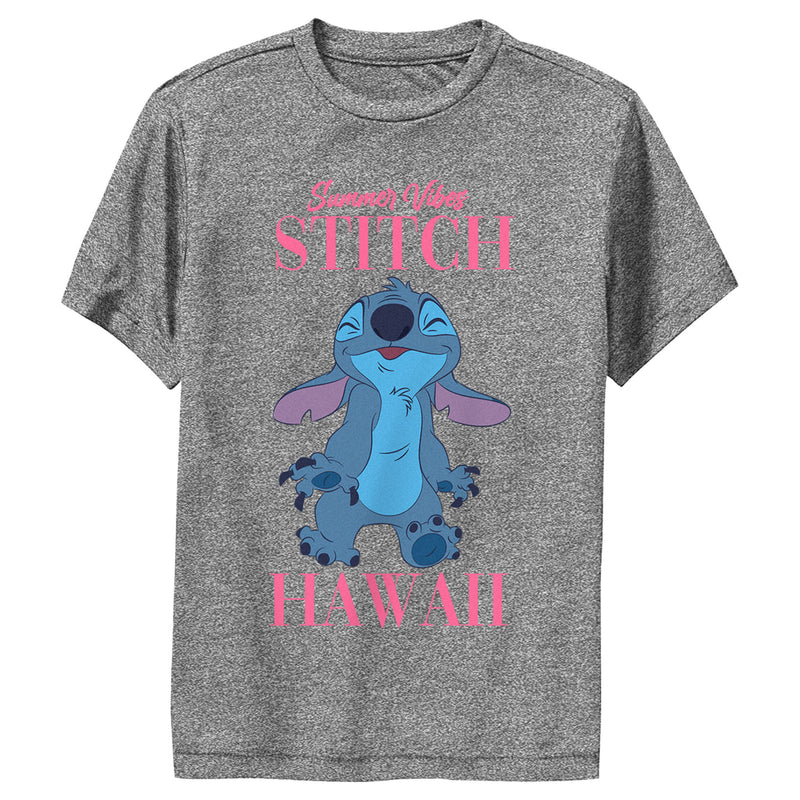 Boy's Lilo & Stitch Summer Vibes Stitch Performance Tee