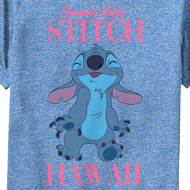 Boy's Lilo & Stitch Summer Vibes Stitch Performance Tee