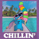 Girl's Lilo & Stitch Ice Cream Lover Chillin' T-Shirt