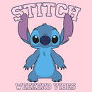 Junior's Lilo & Stitch Collegiate Weekend Vibes T-Shirt