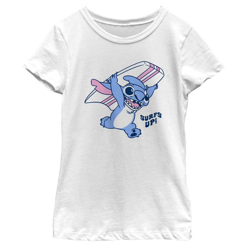 Girl's Lilo & Stitch Surfs Up Stitch T-Shirt