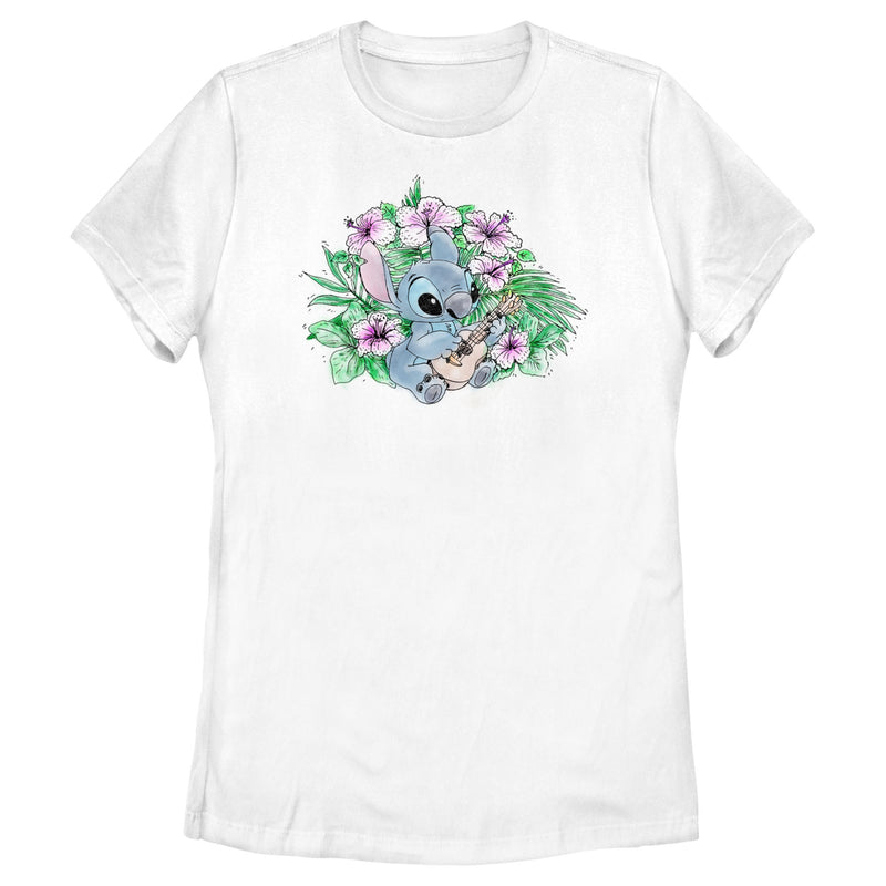 Women's Lilo & Stitch Sketchy Ukulele T-Shirt
