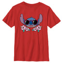 Boy's Lilo & Stitch Red Sunglasses Stitch T-Shirt