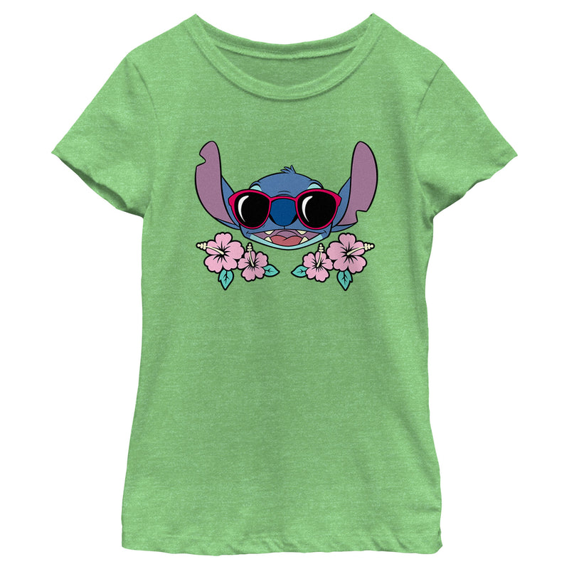 Girl's Lilo & Stitch Red Sunglasses Stitch T-Shirt